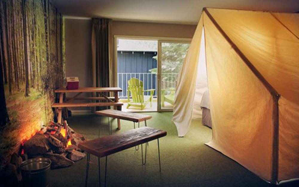 King Room Tent interior